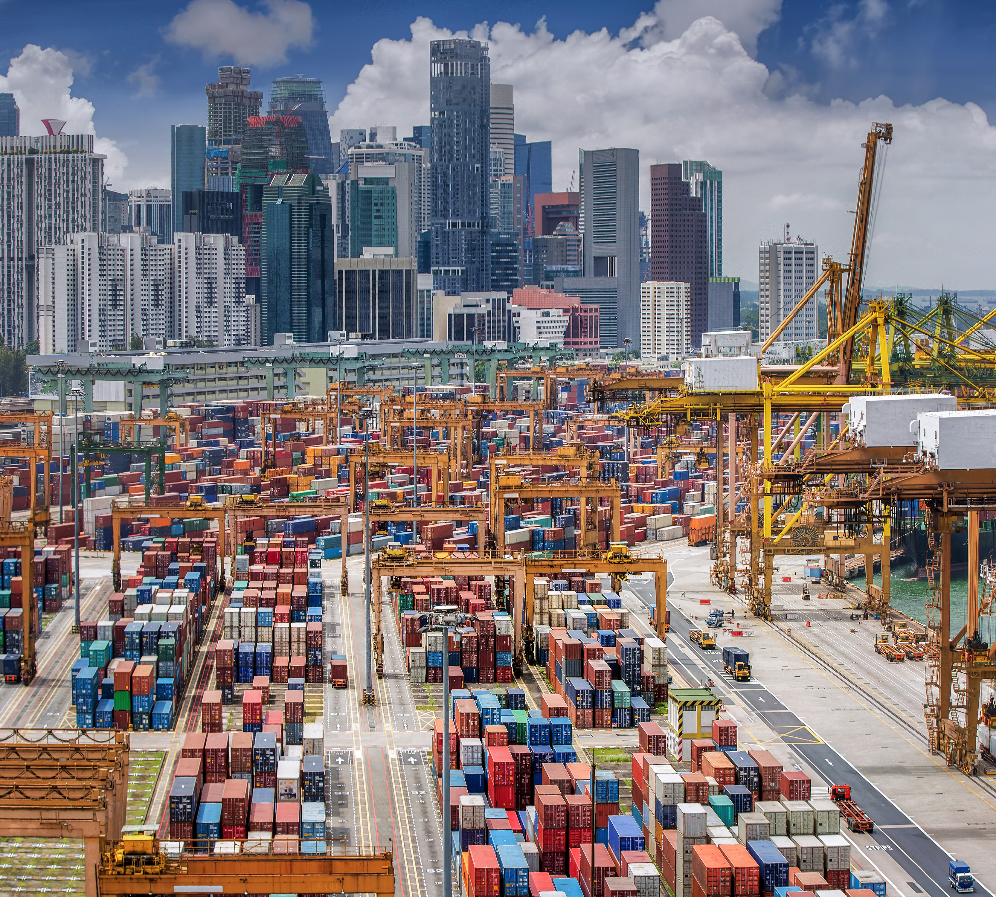 Container terminal in Singapore